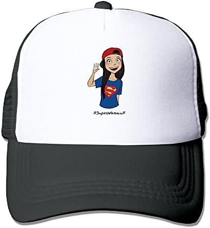 NOnoMen Lilly Singh Adjustable Mesh Trunk Hat For Unisex Black