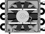 Flex-a-lite 45951 6-Pass Shrouded Heavy Duty Remote Oil Cooler - 26,000 GVW