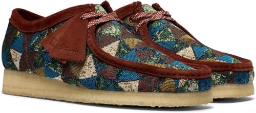 Amazon.com | Clarks Wallabee Orange Textile 11.5 | Chukka