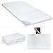 Best Choice Products Portable 3in Twin Size Tri-Folding Memory Foam Gel Mattress Topper w/ Removable Cover