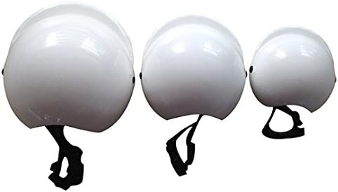 Gorgester Pet Dog Helmet Cap Hat ABS Plastic Doggie Puppy Riding Motorcycles Bike Helmet Sun Rain Protection for Small Pet (S, White)