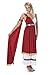 Women's Roman Empress Costume - Greek Goddess Outfit for Halloween Party, S Red