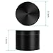 Premium Weed Grinder, Deluxe Herb & Tobacco Grinder With Pollen Catcher – 2” Size, 4-1 Grinder W/ Sharp Diamond-Shaped Teeth – Modern Design & Handy Thin Poly-O Ring – Pollen Scraper Included, Black