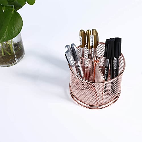 Pencil Holder For Desk, Pencil Organizer, Swivel Pen Organizer For Desk