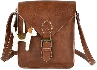 Genuine Leather Crossbody Crossover Bag - Best Vintage Leather Crossbody Purse