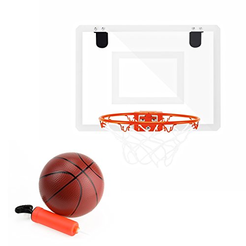 FAVTOY ISLAND SlamDunk Pro Shatter Resistant Backboard Over-the-Door Hoop Set [19" Diagonal]