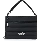 novelbox Laptop Sling Bag, 14 Inch Waterproof Messenger Bag with Anti-Theft Pocket, Lightweight Crossbody Chest Bag for Men & Women, Fit MacBook, Tablet, Travel, College, Business