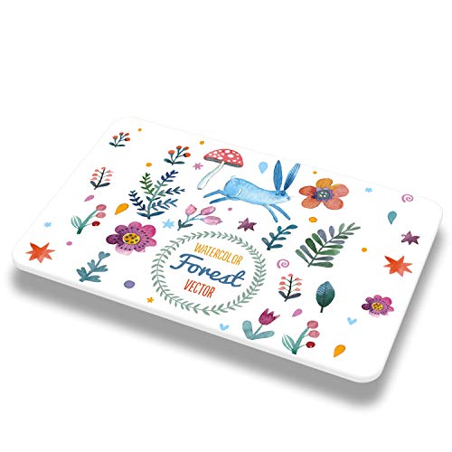 Poncho Diatomaceous Earth Bath Mat 15.8''x11.8'' NonSlip Deodorant