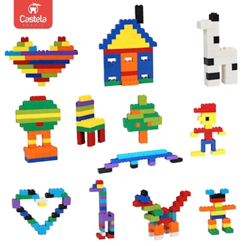 Brinquedo Blocos De Montar Educativo 1000 Peças Castela