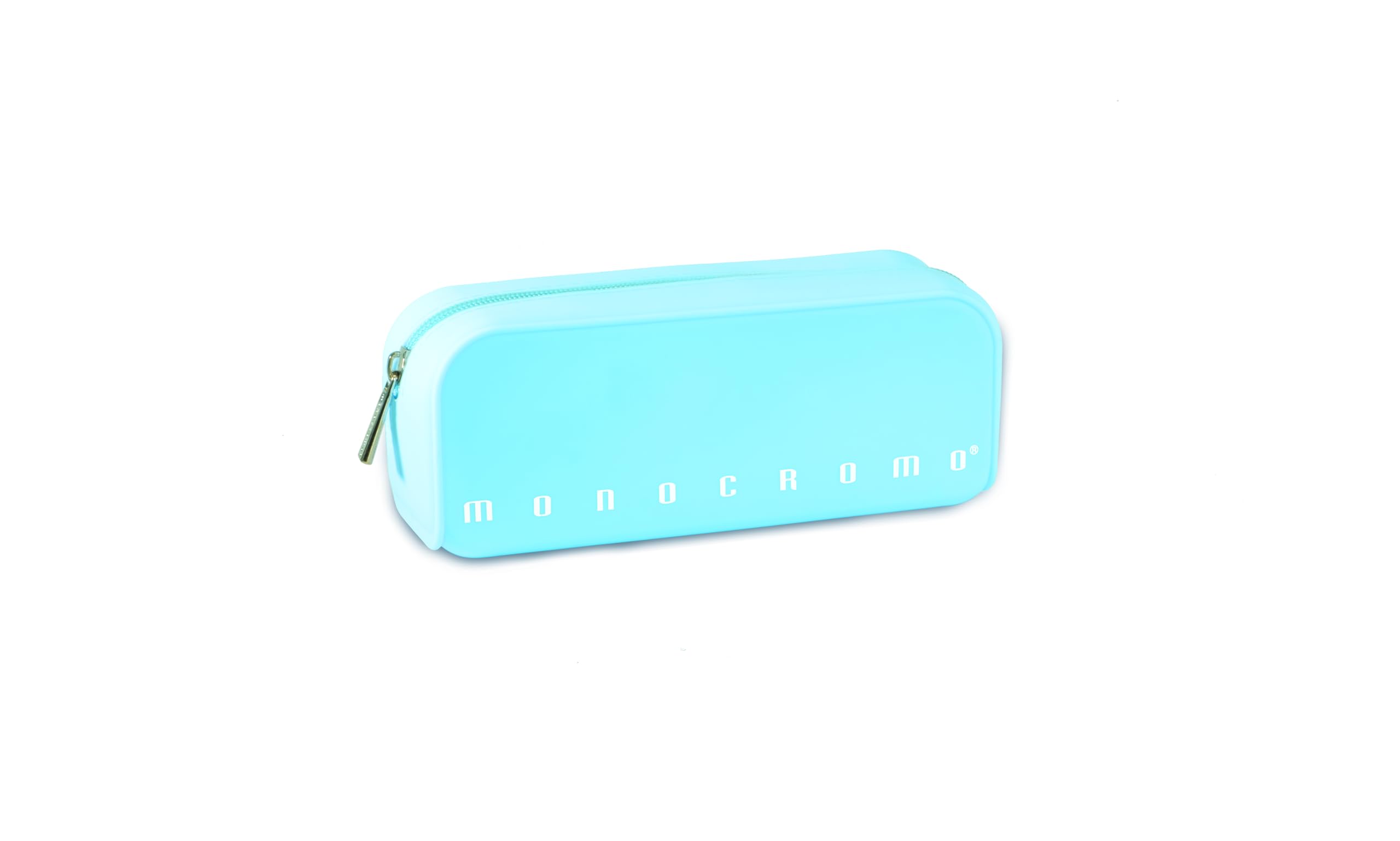Pigna Monocromo Silicone Pencil Case, Pastel Blue