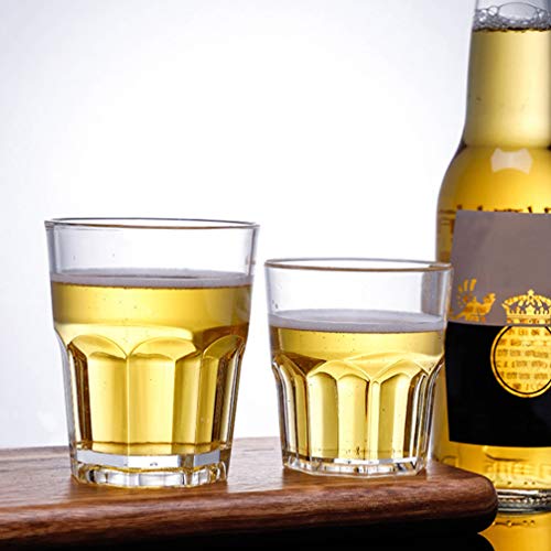 Cabilock 6 Stücke Trinkgläser 35ml Cocktailgläser Wassergläser Whisky Gläser Weingläser Glas Eisschalen Eisbecher… – Bild 4