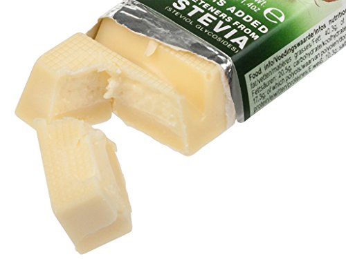 Cavalier Stevia White Coconut Schokoladenriegel 40 g – Bild 4