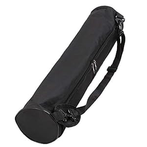uyhghjhb Yoga Mat Bag, Full-Zip Exercise Yoga Mat Carry Bag Durable Water-resistant Canvas Portable Adjustable Strap Shoulder Bag