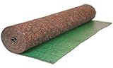 Roberts 70-190A 70-190 Super Felt Insulating Underlayment, 3 mm T, 27-1/3 Ft L X 44 In W, Recycled Fiber, 100 Sq Roll