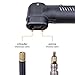 Mini Bike Hand Pump By DigHeath(TM), Portable and Lightweight Aluminum Frame Tire Pump-Fit Presta & Schrader Valve, High Pressure Cycle Air Pump with Glueless Puncture Repair Kit for All Bicycle Tires