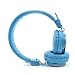 GranVela Q8 Wireless Bluetooth Headphones,Multifunction Foldable Headset with FM Radio,Micro SD Card Player,Microphone and 3.5mm Detachable Cable，For Kids and Adults - Sky Blue