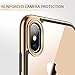 ESR Bumper Hoop Case for iPhone Xs Max, Heavy Duty Armor with Flexible Cushion [Reinforced Camera Protection] [Glass-Back Safe] for 6.5 inch(2018)(Gold)