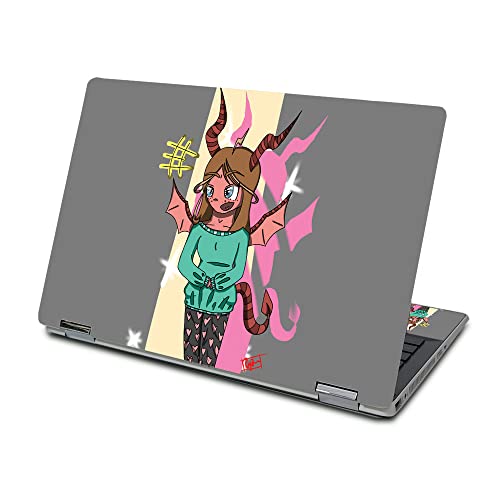 MightySkins Skin for HP Pavilion X360 15" (2019) - Demon Child | Protective, Du…