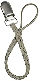 Leather Suede Braided Pacifier Clips By Zelda Matilda. Handmade, Expertly Crafted, Highest Quality, Beautiful! For Boys and Girls