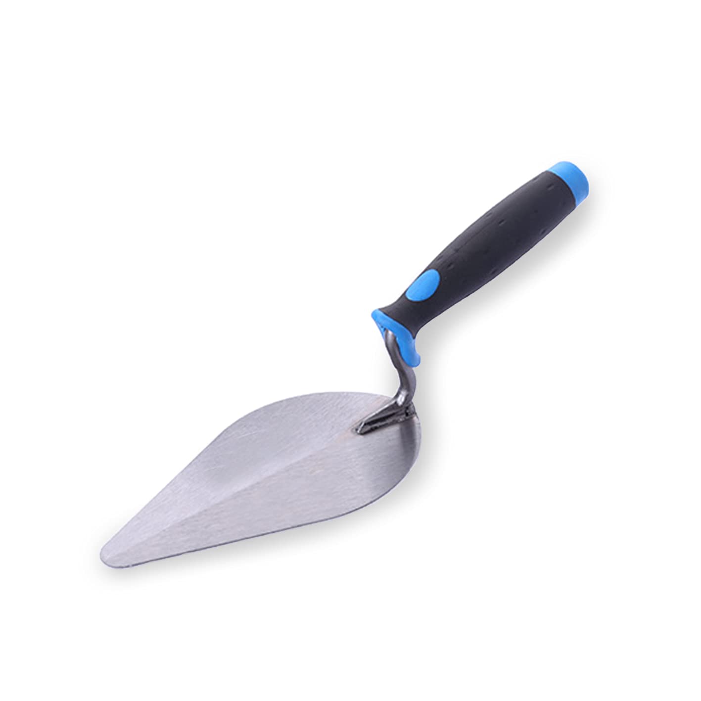 7'' Brick Trowel, Plastering and Bricklaying Soft Grip Flat Masonry Tool, 7 inch Cement Hand Tool Finishing Bricklayers Trowel.