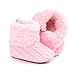 Ecosin(TM) Baby Girl Soft Sole Anti Slip Prewalker Shoes Snow Boots Socks With Knitwear