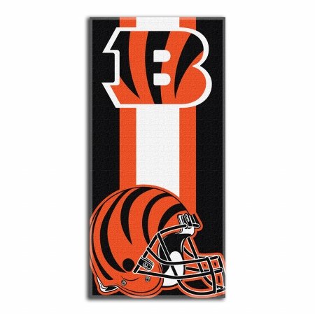 Northwest The Company NFL Cincinnati Bengals Beach Towel, 30 x 60, Zone Read