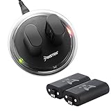 Insten LED Dual Charging Station Dock with 2x 2400mAh Rechargeable Batteries For Microsoft Xbox One / Xbox One S / Xbox One Elite / Xbox One X Wireless Remote Controller