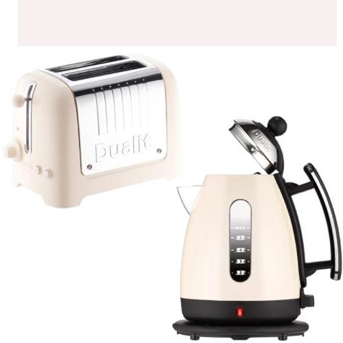Dualit Canvas White 1.5L Kettle & Toaster 26213 + 72533 Amazon.co.uk