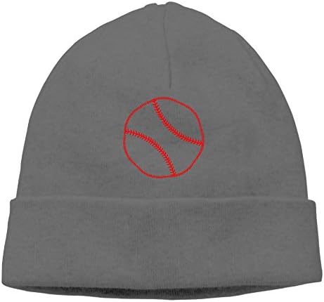 Baseball Stitches Ball Softball Unisex Fashion Beanie Knit Hat Cap Colorkey