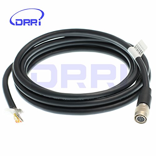DRRI Hirose 12Pin Female HR10A-10P-12S to Leadwires I/O Cable for Basler Camera Aviator GigE