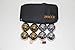 BuyBocceBalls Listing - 73mm Metal Bocce/Petanque Set with 8 Silver Balls and Black Bag - Single