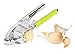 Foho Premium Stainless Steel Garlic Press, Crusher, Mincer, Offers Quick & Easy to Clean Garlic Crusher Made of Stainless Steel