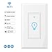  Smart Switch,LYASI Wi-Fi Light Switch In-wall Wireless Switch Compatible with Alexa,Google Home,Control Your Fixtures From Anywhere,Timing Function,Overload Protection,No Hub Required