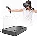 AMVR Dual Charger Magnetic Charging Station/Stand,Support Firmware Upgrade for HTC Vive or Pro Controller (Carbon Fiber)