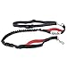 Tuff Mutt Hands-Free Waist Leash for Dog Walking, Running and Hiking, Adjustable Belt with Double Handle, Reflective Bungee Design for Large & Medium Dogs