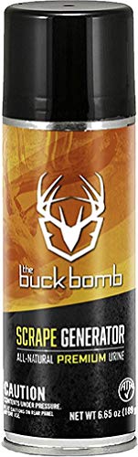 Hunters Specialties Buck Bomb Natural Scrape Generator Aerosol Scent | Deer Buck Lure Hunting Primetime Pre-Rut Scent Attractant for Hunting, 6.65 Oz (189 g.)