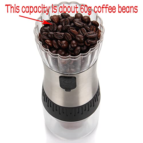 CoaGu Electric Burr Grinders Coffee Grinder Rechargeable Adjustable 4