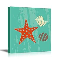 Canvas Wall Art Children's Drawing Canvas Prints Home Artwork Decoration for Children's Room,Bedroom - 12x12 inches