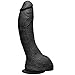 KINK By Doc Johnson The Perfect P-Spot Cock - Dual Density ULTRASKYN - Thick and Curved Realistic Cock - Removable Vac-U-Lock Suction Cup Base - F-Machine and Harness Compatible - Dildo - Black