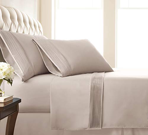 Southshore-Fine-Living-Inc-Vilano-Pleats-4-Piece-21-Inch-Extra-Deep-Pocket-Sheet-Set-Premium-Quality-Easy-Care-Shrinkage-Free-Sheet-Set-Bone-King