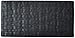 Carnation Home Fashions Large 18-Inch by 36-Inch Rubber Bath Tub Mats, Black
