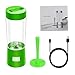 RUNNEPT Rechargeable Mini Portable Juicer Cup/Blender 500ml with Multiple Function of Juicer, Grinder and Mixer, BPA Free,Green