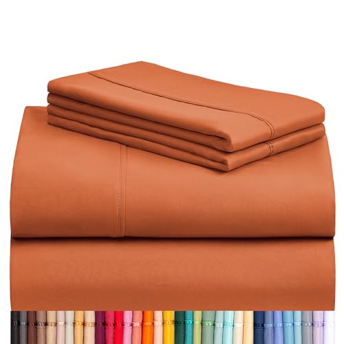 LuxClub 4 PC Sheet Sheets Deep Pockets 18" Eco