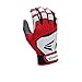Easton Youth HS VRS Batting Gloves, White/Red, Medium