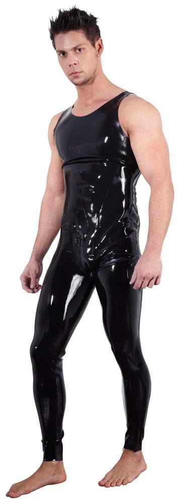 The Latex Collection Women's 29103061721 Men s Latex Jumpsuit The Latex Collection Black Large, Black (Nero 001), L UK