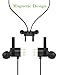 Bluetooth Headphones,Yoozon Wireless Magnetic Earbuds In Ear Sweatproof Earphones, Built in Mic, Waterproof,Premium Sound with Bass, CVC 6.0 Noise Cancellation for Gym Running Workout (Black/Green)