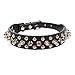 HanFeng Spiked Studded Rivet Dog Collar Pu Leather Pet Collars for Puppy Dogs Cats