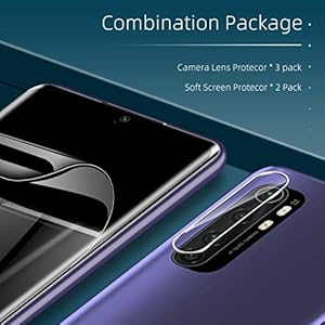 UniqueMe [2+3 Pezzi Pellicola Protettiva per xiaomi mi note 10 lite TPU Film + Pellicola fotocamera per xiaomi mi note… - immagine 4