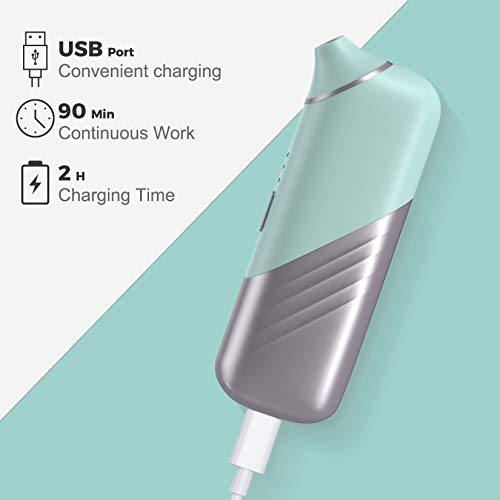 Visual Blackhead Remover，Pore Vacuum Blackhead Remover with Camera Rechargeable with 3 Speeds Adjustment and 4 beauty Heads Blackhead Suction Tool