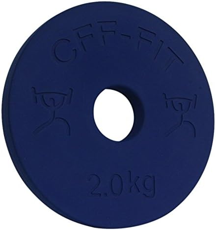 CFF 2.0 kg Competition Rubber Fractional Weight Plates - Pair…